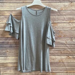 Grey Jersey Short Sleeve Top - M - EUC